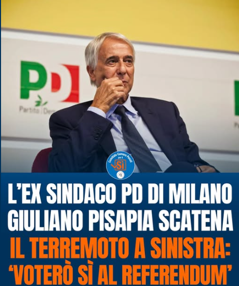 AVV. ED EX SINDACO DI MILANO GIULIANO PISAPIA