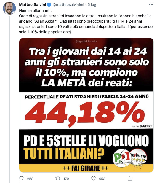 salvini-baby-gang.jpg - CRIMINALITAì GIOVANILE IMMIGRATA